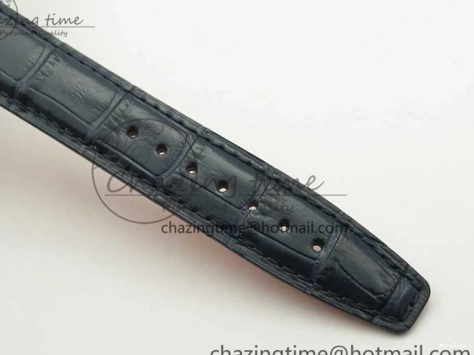 MIROTIME 0518 Portofino Automatic SS FKF 1:1 Best Edition Blue Dial on Blue Leather Strap A Cozy 7133